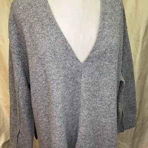 Zara Light Gray Deconstructed Tunic
